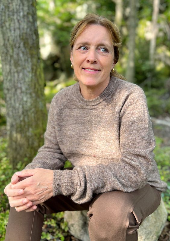 Marion genser m/ull brun melert