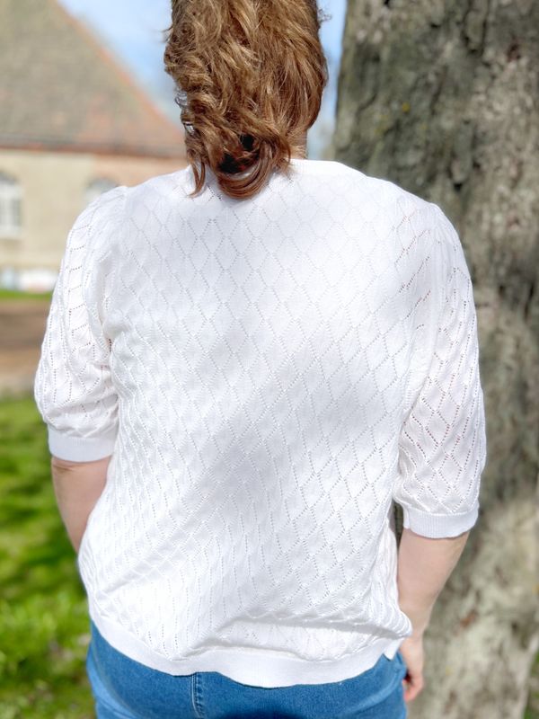 Janne cardigan hvit